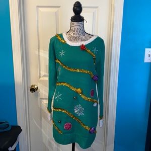 Women’s Christmas sweater dress